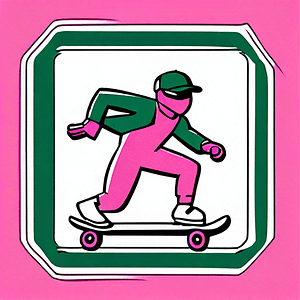 invisible_tangerine_spider_man_goblin_wearing_a_backwards_baseball_cap_in_the_style_of_the_green_goblin_goblin_driving_flag_pink_skateboard_kickflip_starbucks_goblin_macchiato_in__151854207_2_of_2