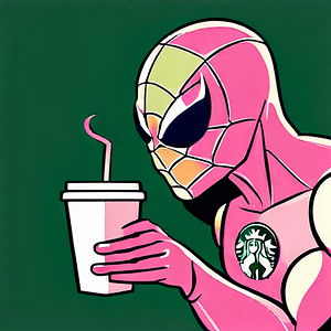 invisible_tangerine_spider_man_in_the_style_of_the_green_goblin_driving_flag_pink_starbucks_macchiato_in_the_style_of_a_renaissance_painting_please_418007017_2_of_2