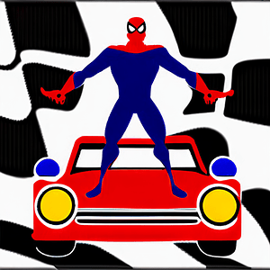 spider_man_driving_flag__2239933577_1_of_2